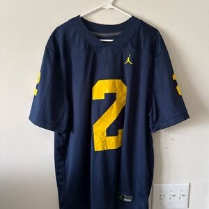 Jordan Navy and Yellow Men's Jersey